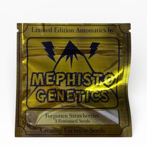 MEPHISTO GENETICS Strain: Forgotten Strawberries (3 Feminized Seeds)